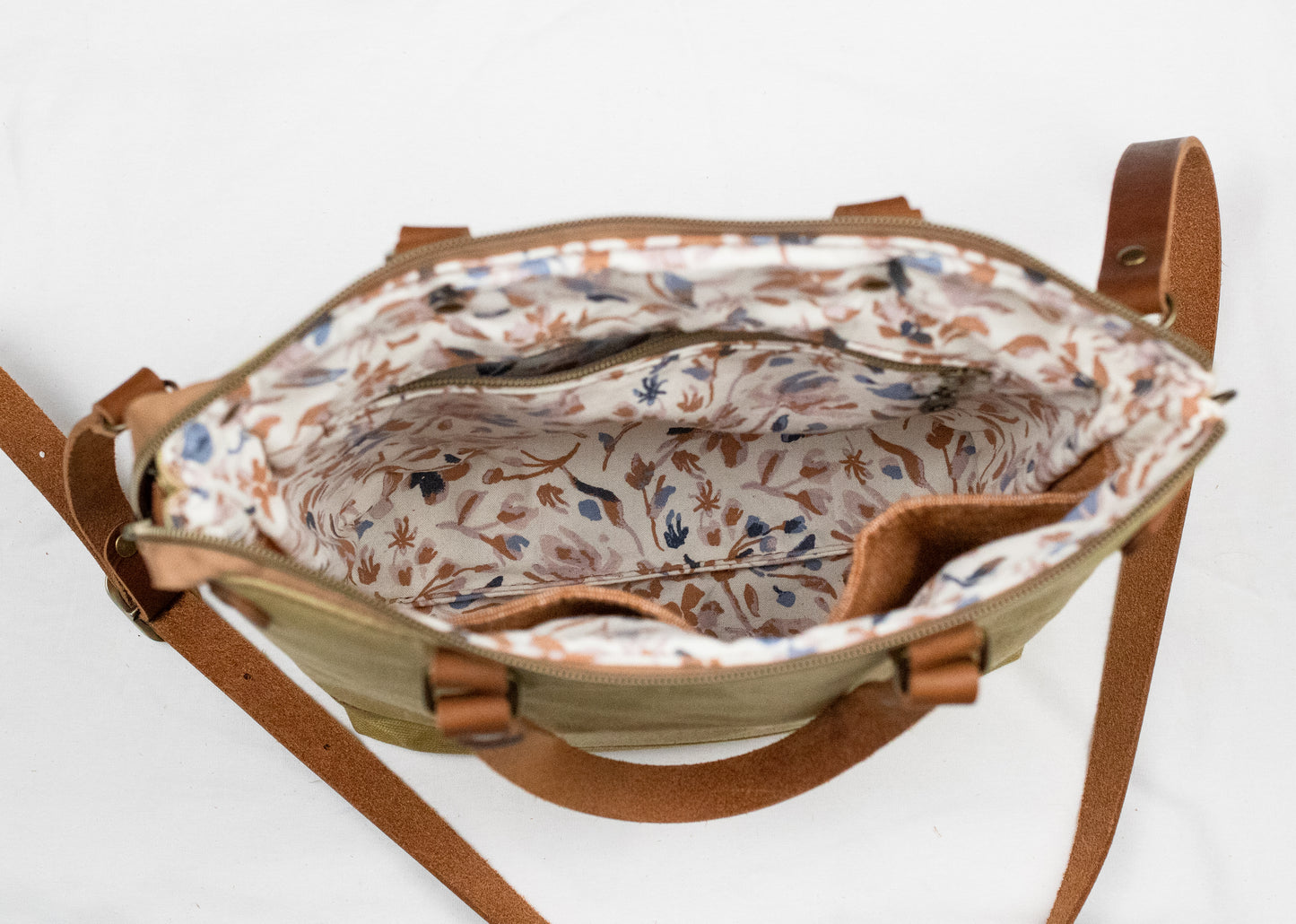 Cami Crossbody - Tan and Brown