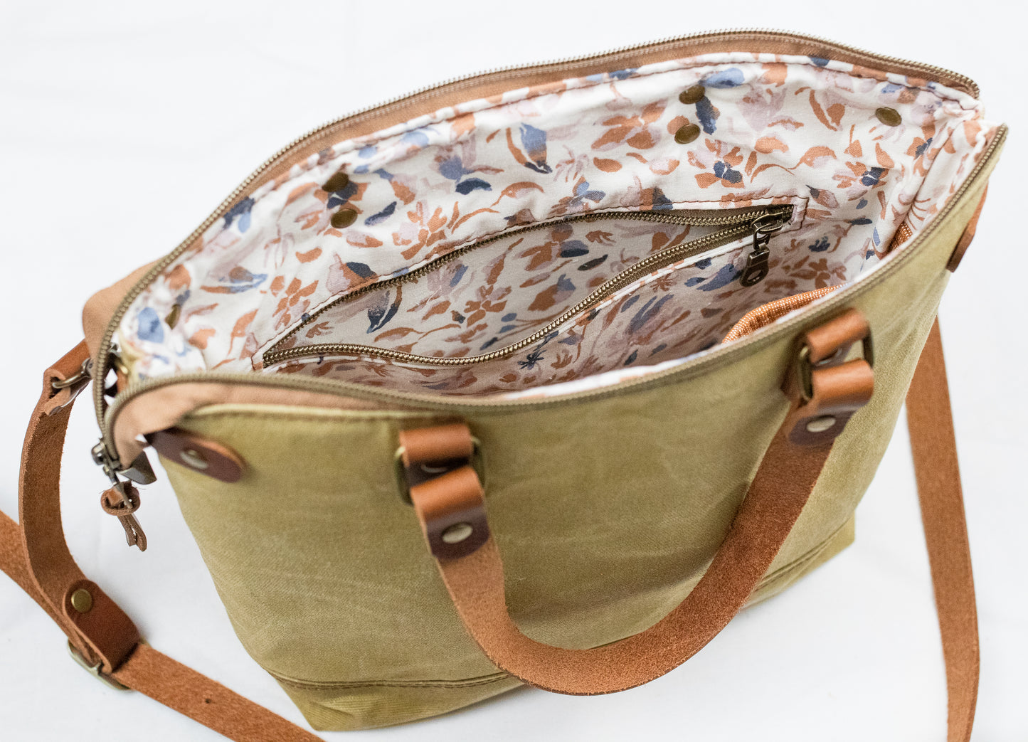 Cami Crossbody - Tan and Brown