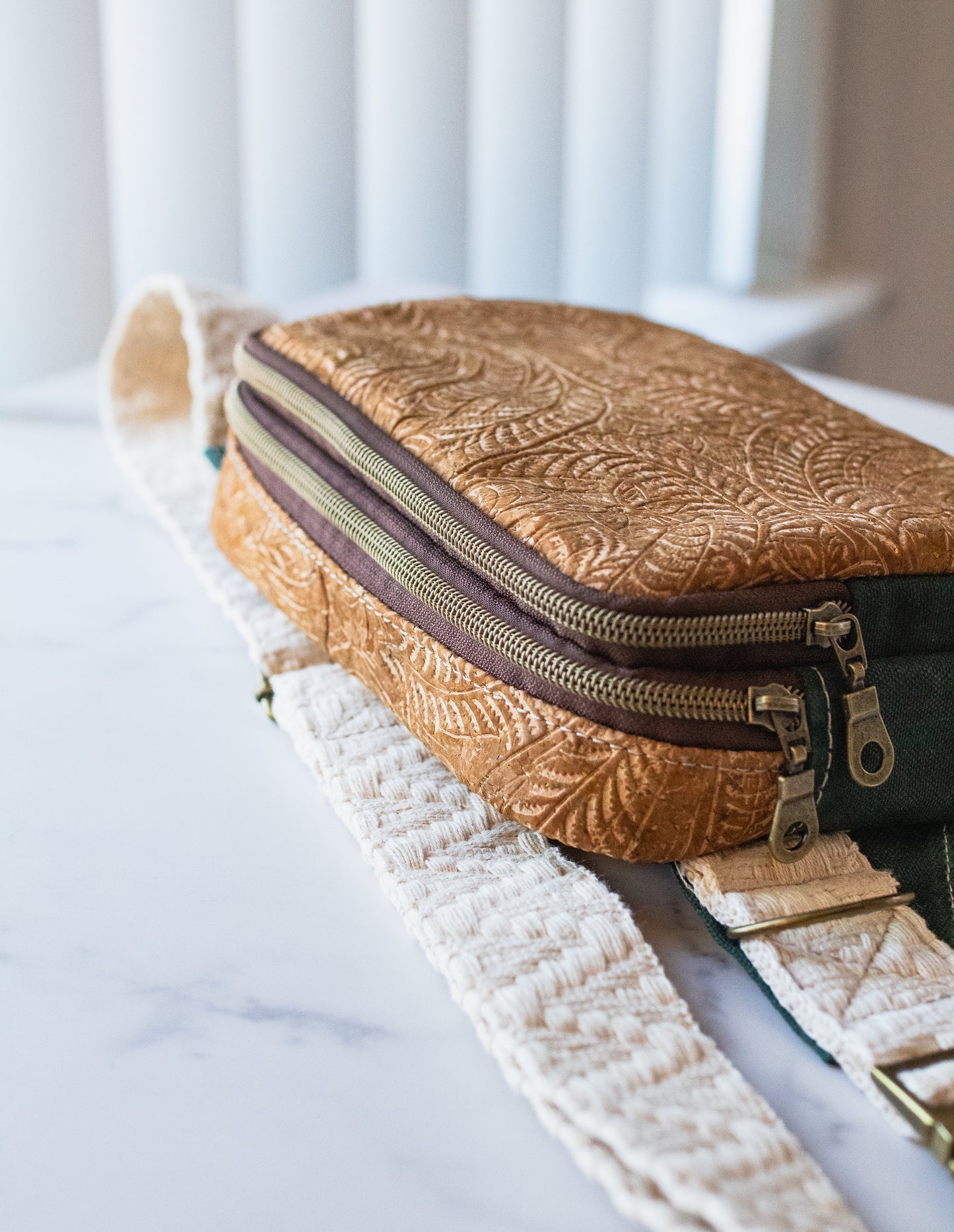 Essential Cargo Belt Bag - Floral Cork