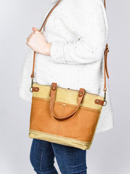 Cami Crossbody - Tan and Brown